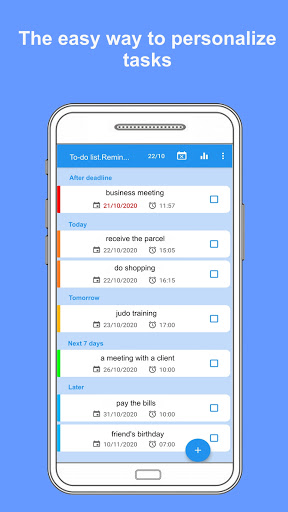 Android application To-do list Reminder Biorhythm screenshort