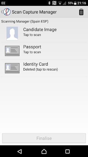 uAuthenticate Right to Work Screen 2