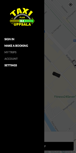 Android application Taxi E4 Uppsala screenshort