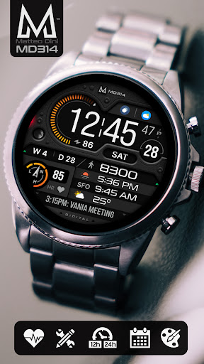 MD314 Health Watch Face Screen 2