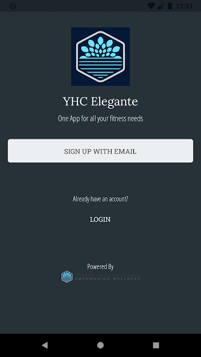 Android application YHC Elegante screenshort