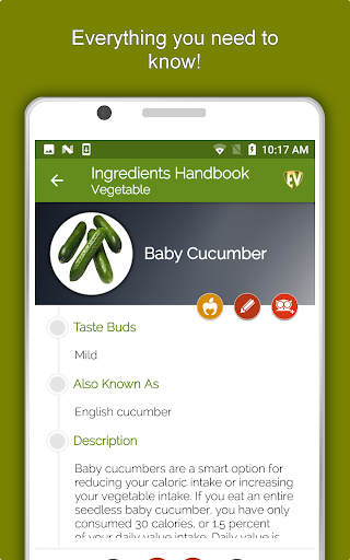 Screenshot of Ingredients & Nutrition Guide