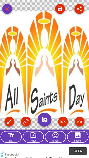 Happy All Saints Day Greeting