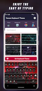 Venom Keyboard Theme + Emoji