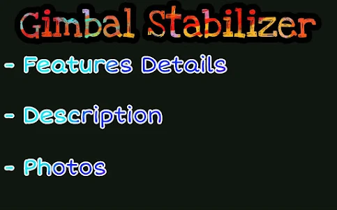 Gimbal Stabilizer Guide