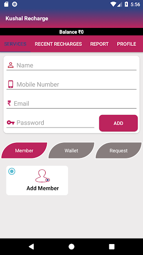Android application Kushal Recharge Duniya screenshort