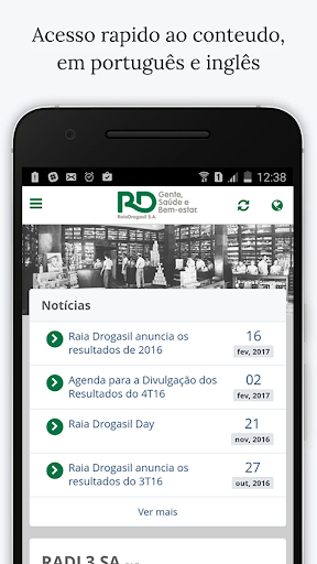 Android application RADL3 IR screenshort