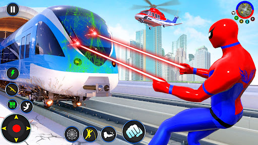 Flying Spider Hero Spider Game 1.1 screenshots 9