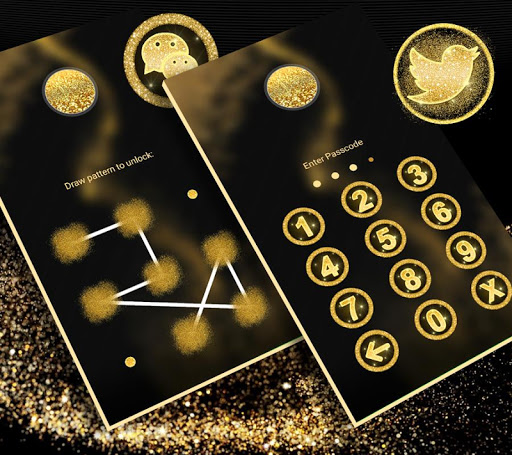 Screenshot of Glitter Launcher Theme
