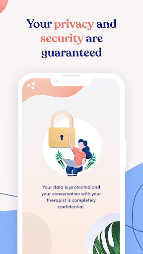 Screenshot of Online therapy, emotional help