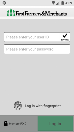FF&M Bank e-Corp 01 Screen 2
