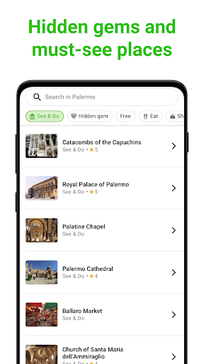 Palermo Tour Guide:SmartGuide Screen 3