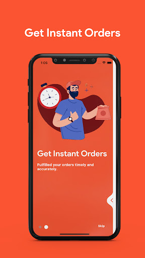 Android application Foodnerd/Howmuch Rider App screenshort