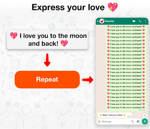 Text Repeater Screen 3