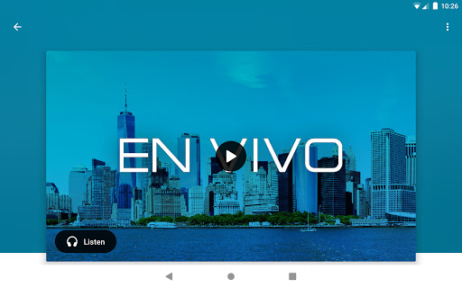 Screenshot of Radio Vision Cristiana