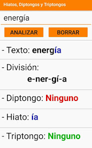 Captura de Pantalla 2 Sílabas, Hiatos, Diptongos y T android