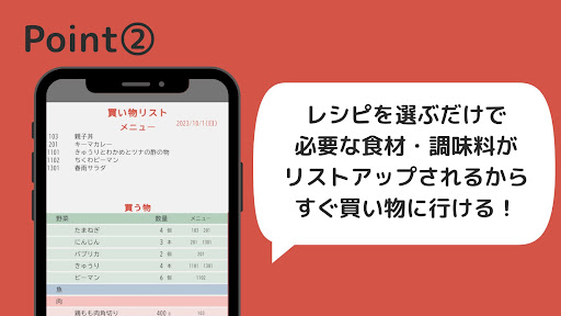 SPICA レシピ・買い物リストアプリ Screen 3