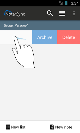 NotarSync - Notepad Screen 2