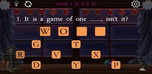 Just a word game? Screen 3