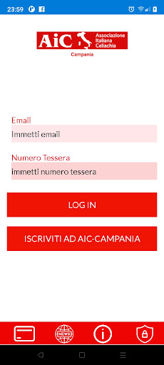 Tessera AIC Campania Screen 3