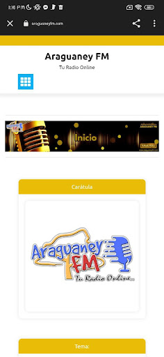 Araguaney FM Screen 3