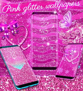 Pink glitter live wallpaper For PC installation