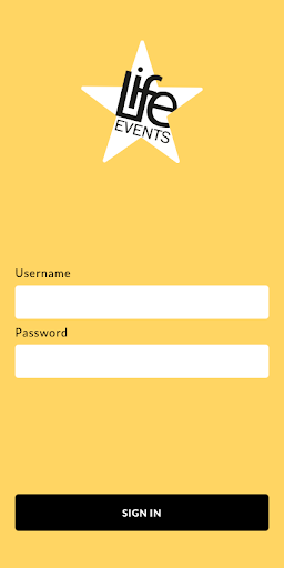 Android application Life Events screenshort