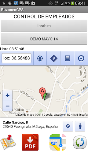Buzoneo GPS Screen 3