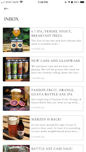 Kelsen Brewing Company Screen 2