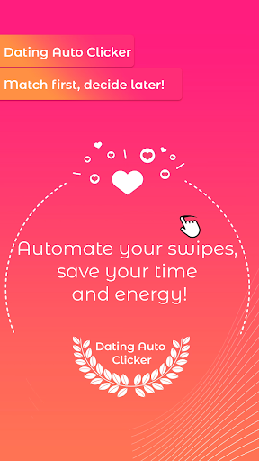 Android application Dating Auto Clicker, Swipe App screenshort