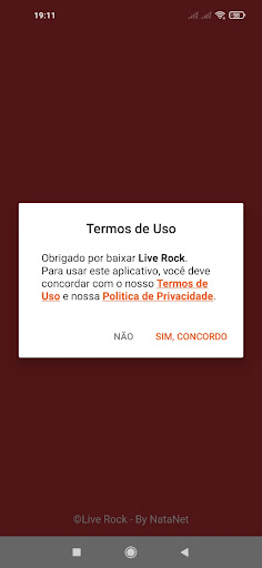 Android application Live Rock screenshort
