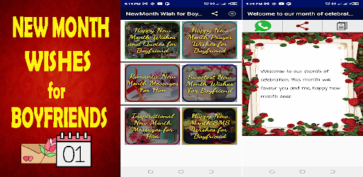 Monthly Wishes for Boyfriend