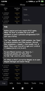 Sniffer Wicap Pro Bildschirmfoto