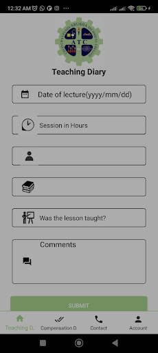 Arusha T.C. - Teaching Diary Screen 3