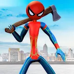 Cover Image of Télécharger Stick Rope Hero Spider Fight  APK