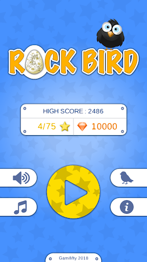 Android application Rock Bird screenshort
