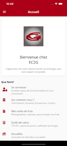 Android application EC2G screenshort
