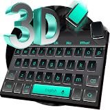 3D Black Keyboard Theme icon