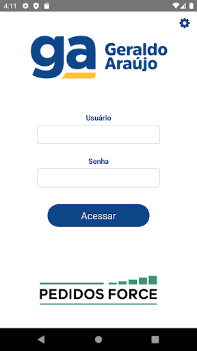 Android application Pedidos Force - GA screenshort