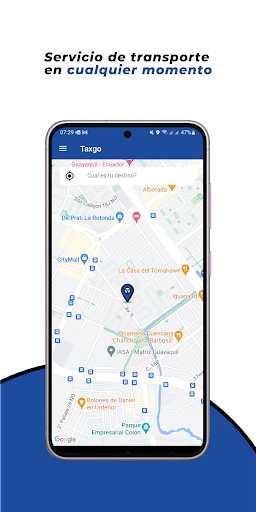 Android application Taxgo screenshort