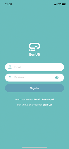 Android application QonUS screenshort