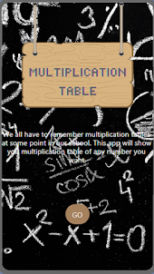 Multiplication Table-Yehezkiel