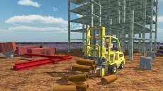 重い機械Sim 3Dを運転する空港フォークリフトのおすすめ画像5
