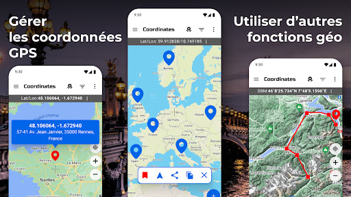 Carte des coordonnées GPS screenshot 8