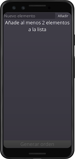 Listas aleatorias Screen 3