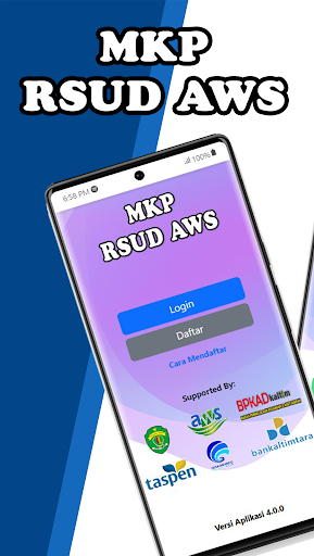 Android application mKP-RSUD AWS screenshort