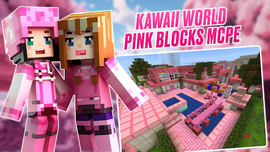 Kawaii World Pink Blocks