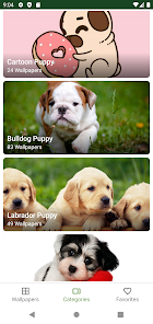 Puppy Wallpaper - Cute Dog 4K‏ 1.0.4 APK + Mod (Unlimited money) إلى عن على ذكري المظهر