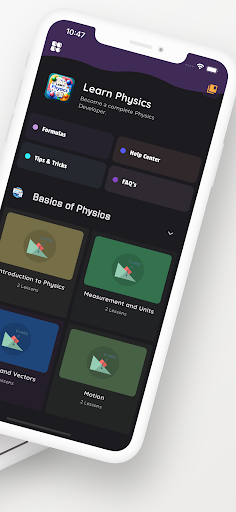 Screenshot of Learn Physics Offline