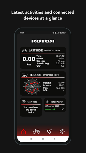 Android application ROTOR Power screenshort